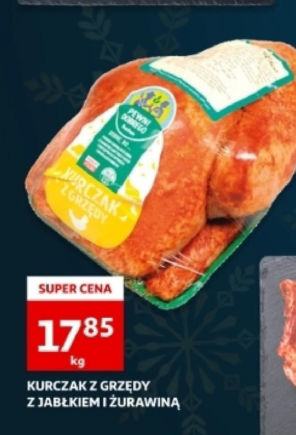 Kurczak z grzędy z jabłkiem i żurawiną Auchan pewni dobrego promocja