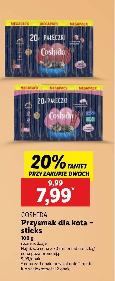 Pa艂eczki dla kota Coshida promocja
