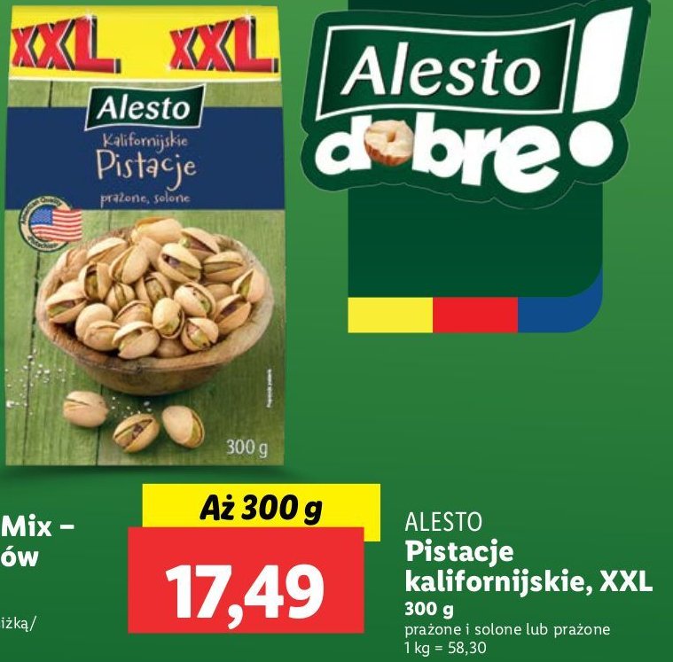 Pistacje Alesto promocja