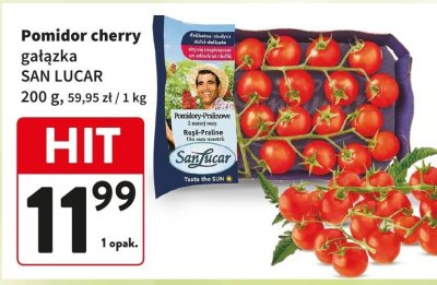 Pomidor cherry gałązka SAN LUCAR promocja w Intermarche
