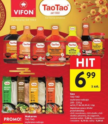 Sos TAO TAO wybrane rodzaje promocja w Intermarche