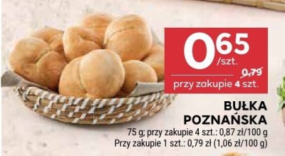 Bułka poznańska promocja w Stokrotka