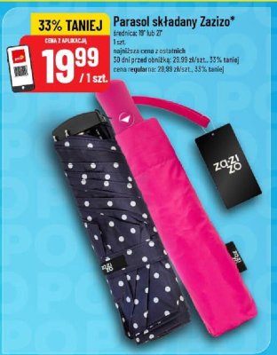 Parasol składany Zazizo promocja w POLOmarket