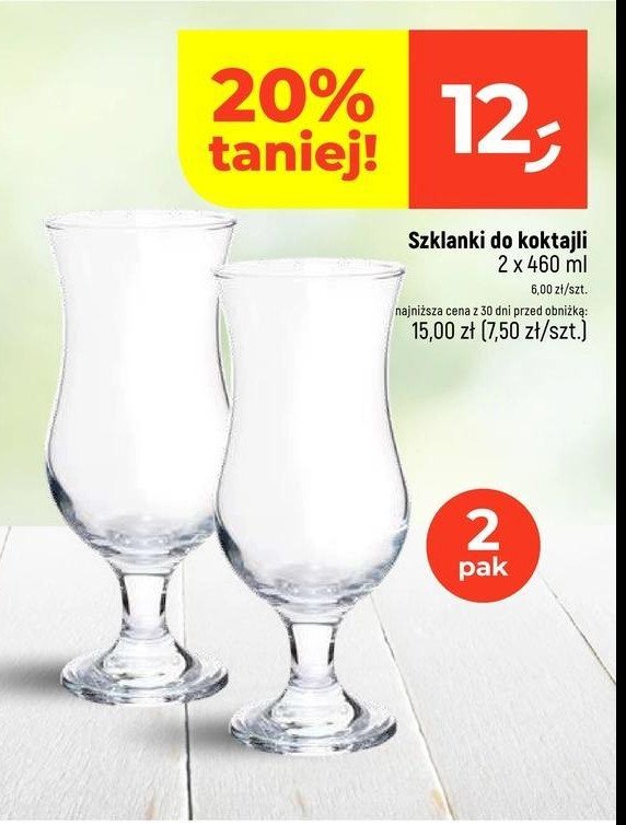 Szklanki do koktajli 460 ml promocja