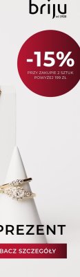 Biżuteria do -15% promocja w Briju