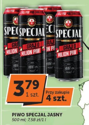 Piwo Specjal jasny pe艂ny promocja w ABC