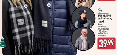 Szalik damski/męski = promocja w Aldi