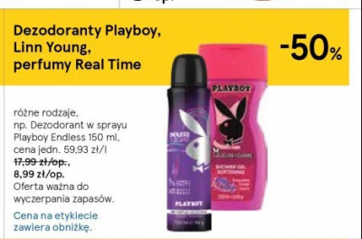 Dezodorant Playboy endless night promocja