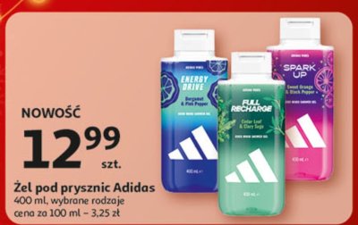 Żel pod prysznic Adidas 400 ml, wybrane rodzaje promocja w Auchan