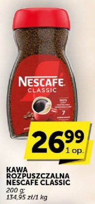 Kawa rozpuszczalna Nescafe Classic promocja w Euro Sklep