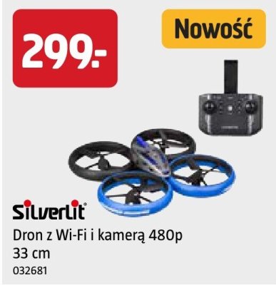 Dron z Wi-Fi i kamerą 480p 33 cm Silverlit promocja w Jula