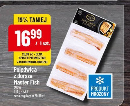 Polędwica z dorsza Master fish promocja w POLOmarket