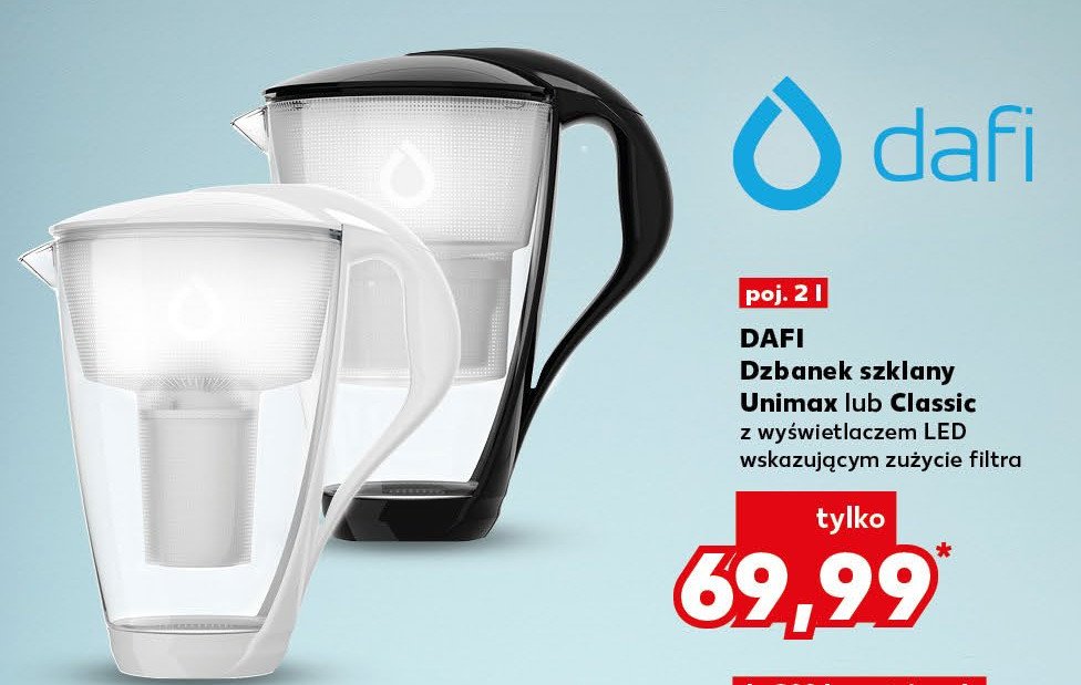 Dzbanek filtrujący unimax Dafi promocja w Kaufland