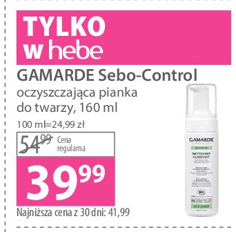 Pianka oczyszczaj膮ca do twarzy Gamarde promocja