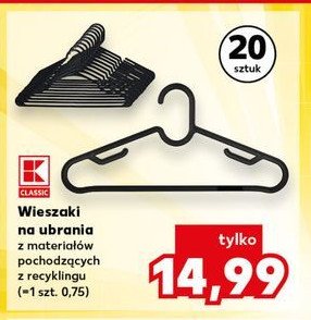 Wieszaki K-classic promocja w Kaufland