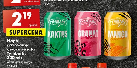 Napój kaktus Tymbark owoce świata promocja