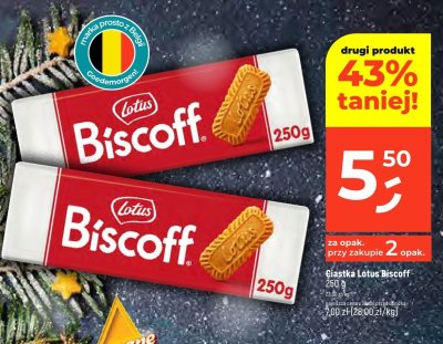Ciastka Lotus Biscoff promocja w Dealz