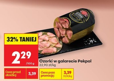 Ozorki w galarecie  promocja w Biedronka