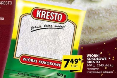 Wiórki kokosowe KRESTO promocja w ABC