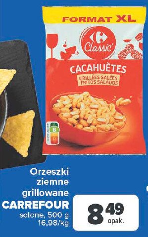 Orzeszki ziemne grillowane Carrefour promocja