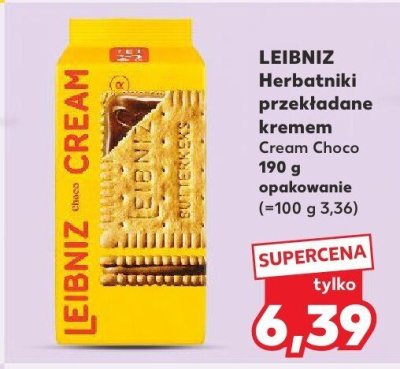 Herbatniki Leibniz przekładane kremem różne rodzaje Choco promocja w Kaufland