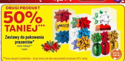 Zestawy do pakowania prezentów różne rodzaje promocja w POLOmarket