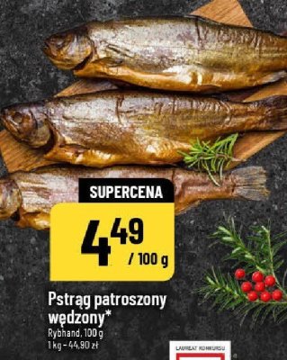 Pstrąg patroszony wędzony promocja w POLOmarket