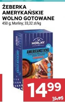 Żeberka amerykańskie wolno gotowane Morliny promocja w Stokrotka