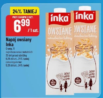 Napój owsiany Inka promocja w POLOmarket