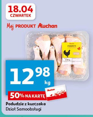 Podudzie z kurczaka Auchan promocja