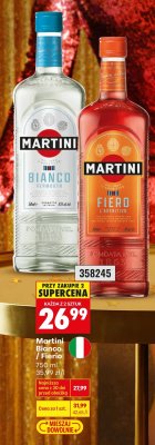 Wermut Martini Bianco  promocja w Biedronka