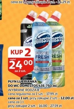 Żel do wc lime fresh Domestos power fresh (wcześniej total hygiene) promocja