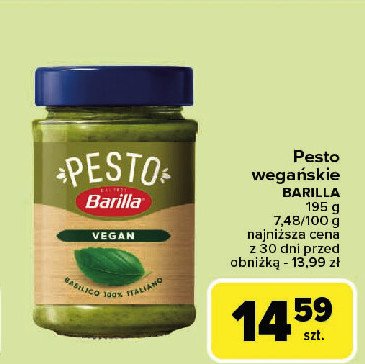 Pesto basilico Barilla promocja w Carrefour