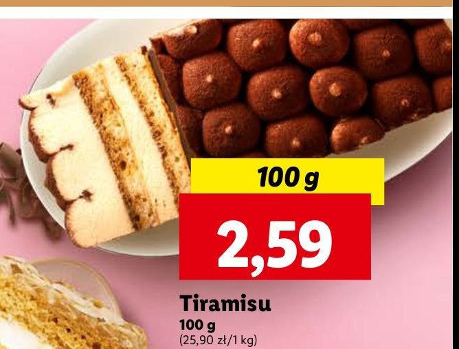 Ciasto tiramisu promocja