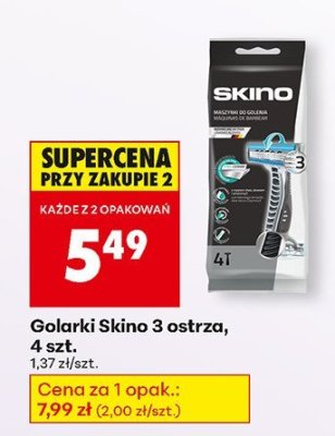 Golarki Skino 3 ostrza promocja w Biedronka