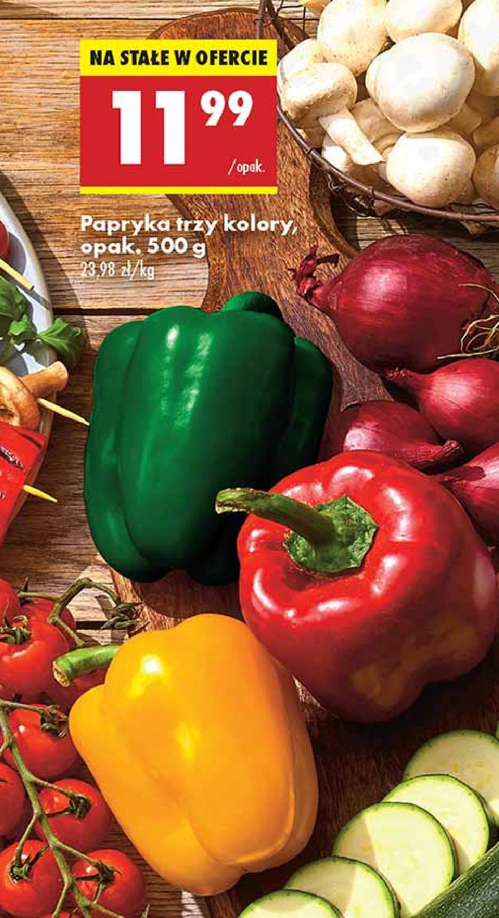 Papryka trzy kolory promocja