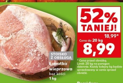 Łopatka wieprzowa bez kości Kaufland promocja