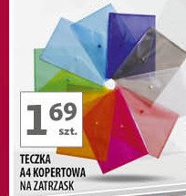 Teczka kopertowa na zatrzask a4 Office products promocja w Dino