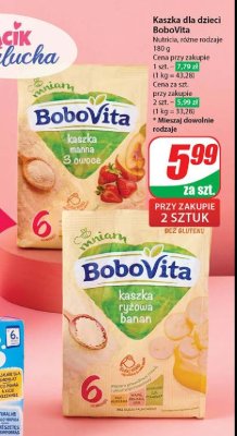 Kaszka manna 3 owoce Bobovita mniam promocja