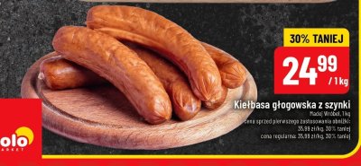 Kiełbasa głogowska z szynki promocja w POLOmarket