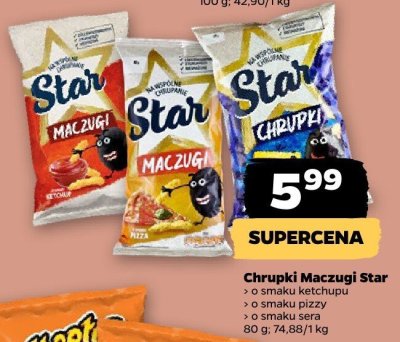 Chrupki Maczugi o smaku pizzy promocja w Netto
