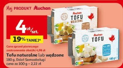 Tofu naturalne Auchan promocja w Auchan