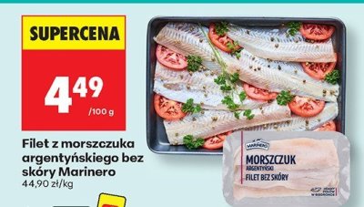 Filet z morszczuka argentyńskiego bez skóry promocja w Biedronka