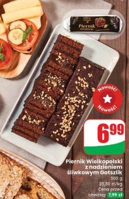 Piernik Wielkopolski z nadzieniem śliwkowym Gotszlik promocja w Dino