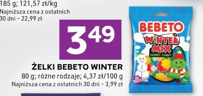Żelki Bebeto Winter promocja w Stokrotka