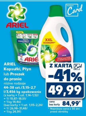 Płyn do prania, różne rodzaje promocja w Kaufland