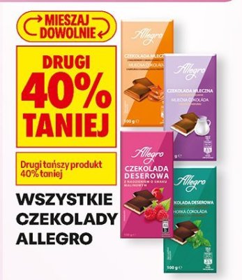 Czekolady Allegro wszystkie promocja w Biedronka