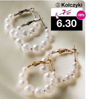 Kolczyki promocja w Woolworth