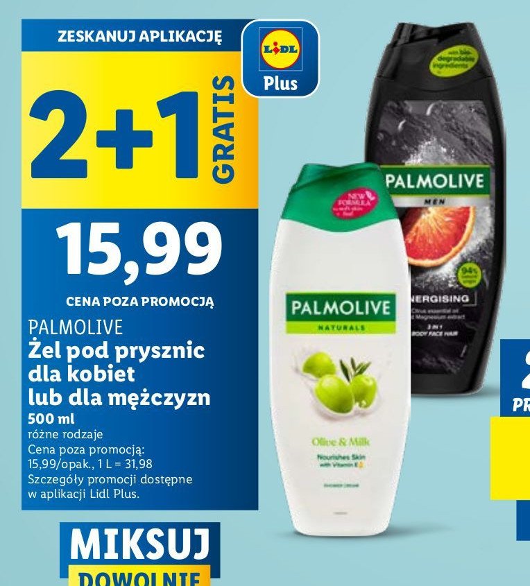 Żel pod prysznic energising Palmolive promocja