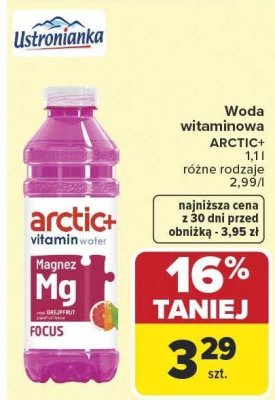 Woda witaminowa ARCTIC+ różne rodzaje promocja w Carrefour Market